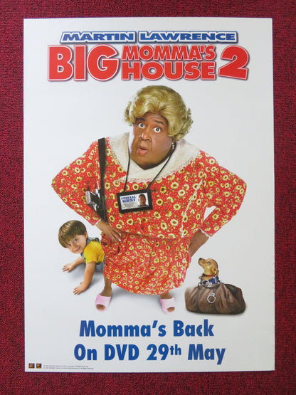 BIG MOMMA'S HOUSE 2 DVD POSTER MARTIN LAWRENCE NIA LONG 2006 Rendezvous Cinema Movie posters