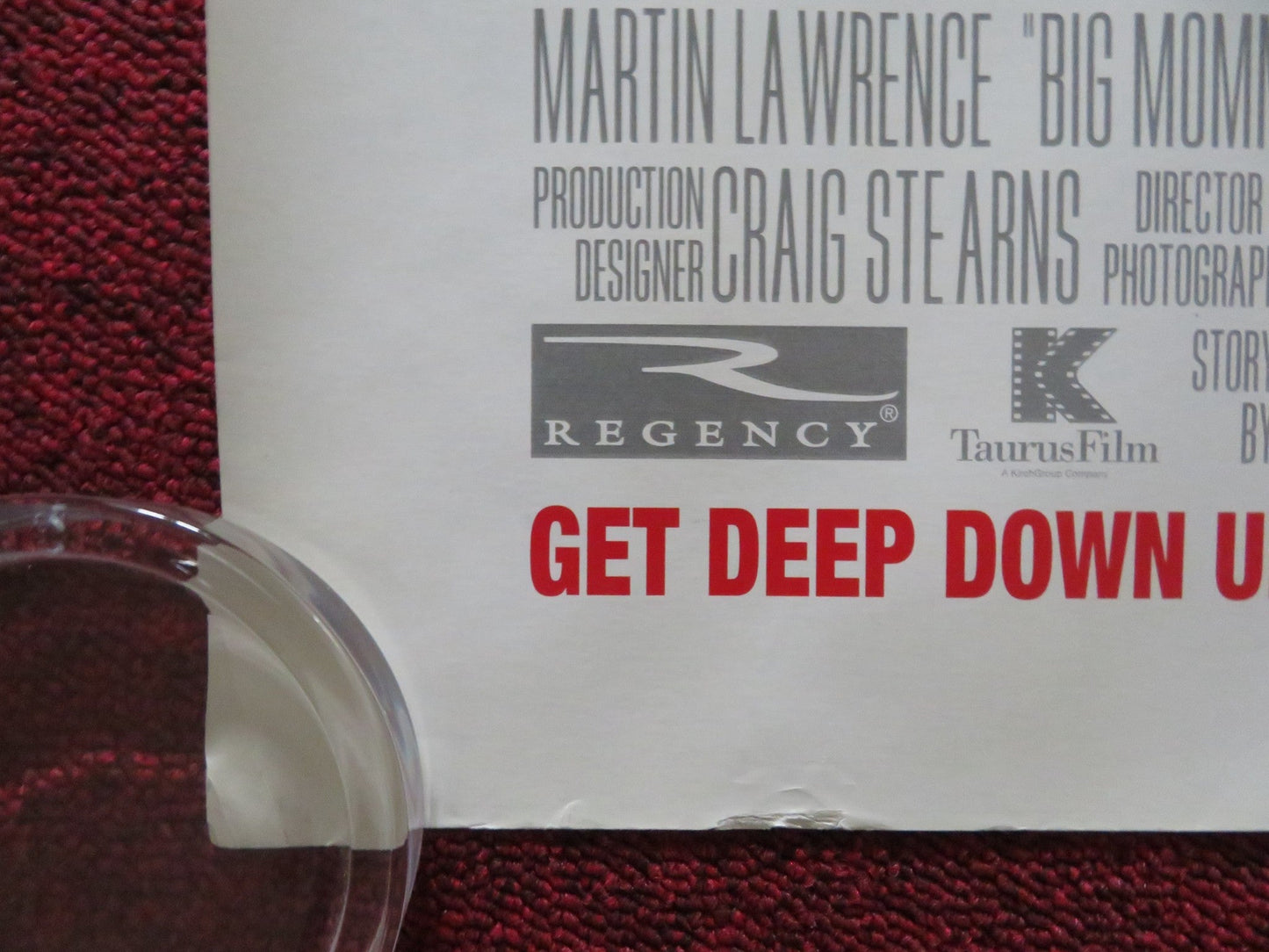 BIG MOMMA'S HOUSE UK QUAD ROLLED POSTER MARTIN LAWRENCE PAUL GIAMATTI 2000 Rendezvous Cinema Movie posters