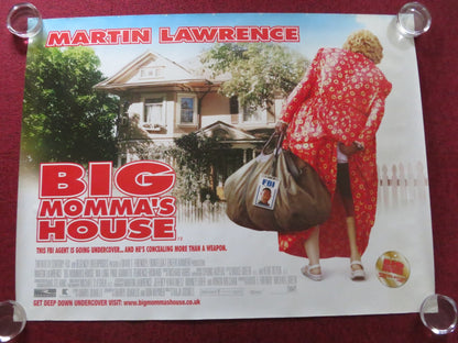 BIG MOMMA'S HOUSE UK QUAD ROLLED POSTER MARTIN LAWRENCE PAUL GIAMATTI 2000 Rendezvous Cinema Movie posters