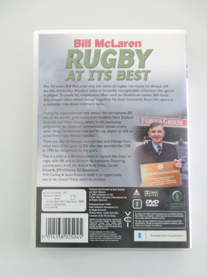 BILL MCLAREN - RUGBY AT ITS BEST (DVD) ANDY IRVINE GARETH EDWARDS 2002 REGION 2 Movie posters