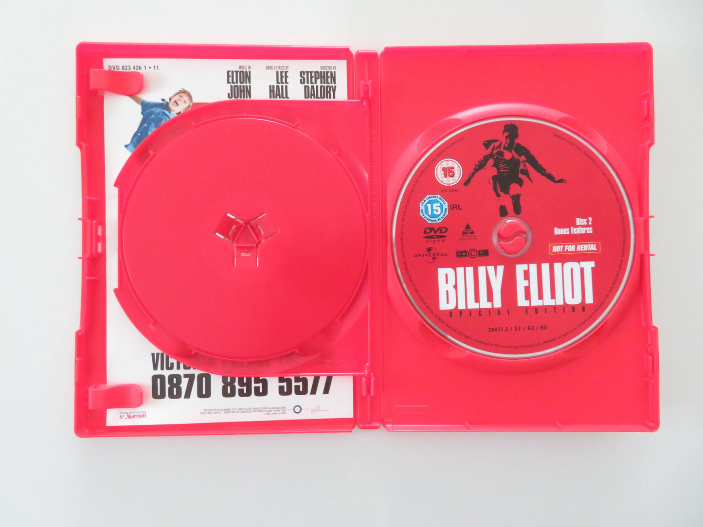 Billy Elliot 2 Disc Special Edition (DVD) Jamie Bell Julie Walters 2000 Region 2 Movie posters
