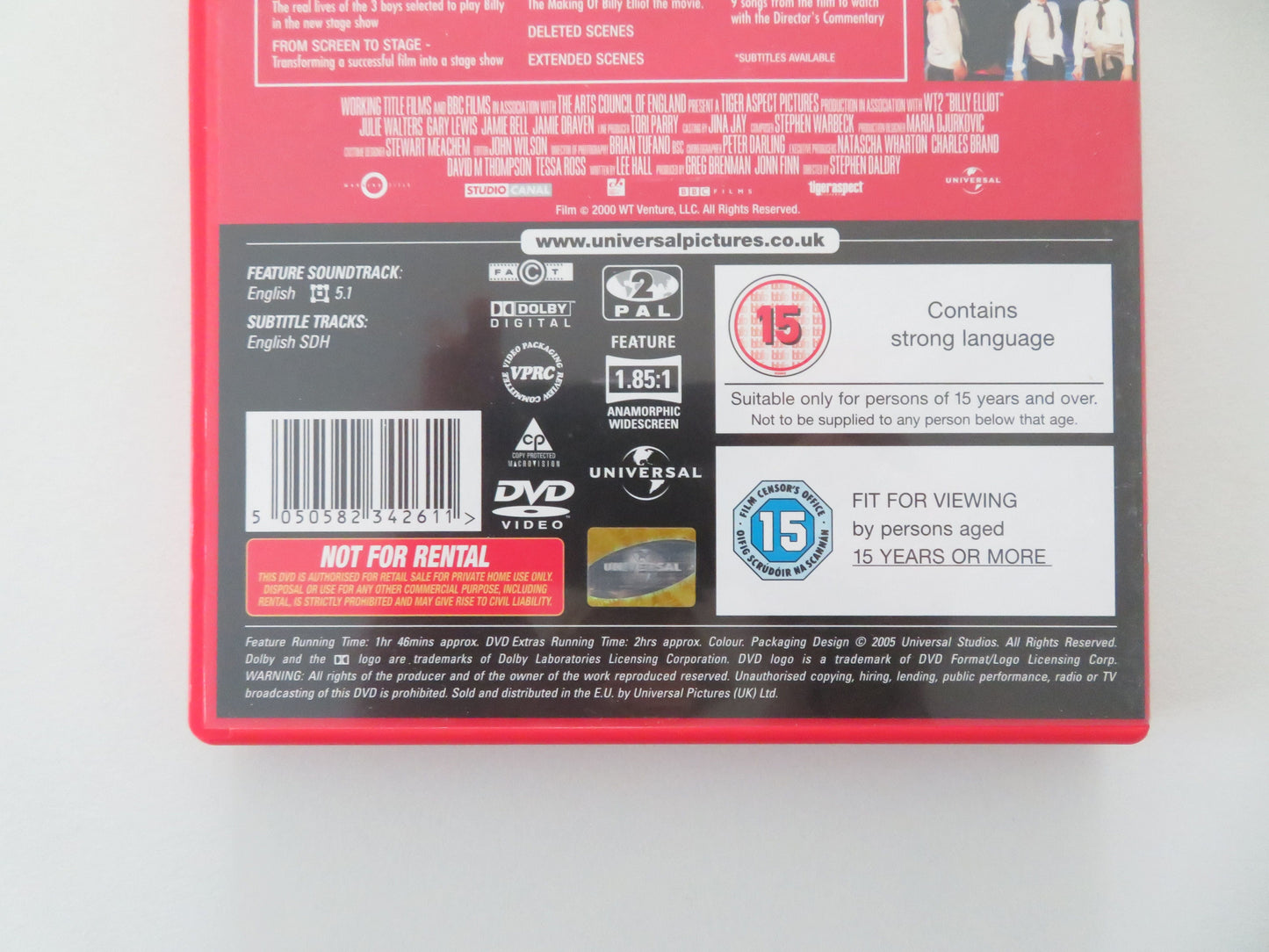 Billy Elliot 2 Disc Special Edition (DVD) Jamie Bell Julie Walters 2000 Region 2 Movie posters