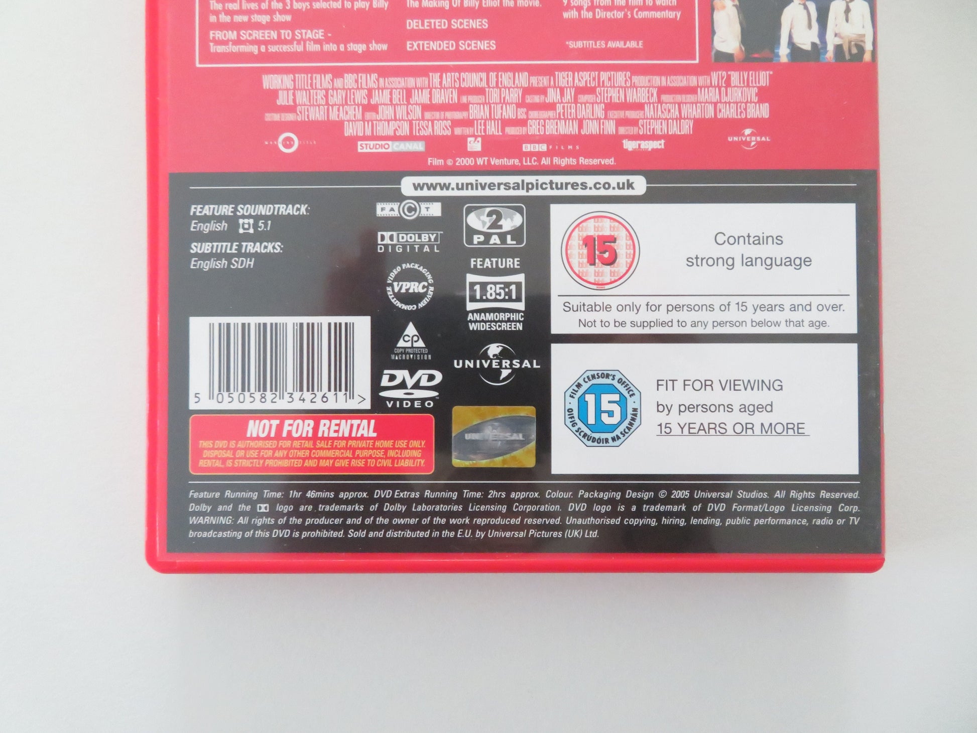 Billy Elliot 2 Disc Special Edition (DVD) Jamie Bell Julie Walters 2000 Region 2 Movie posters