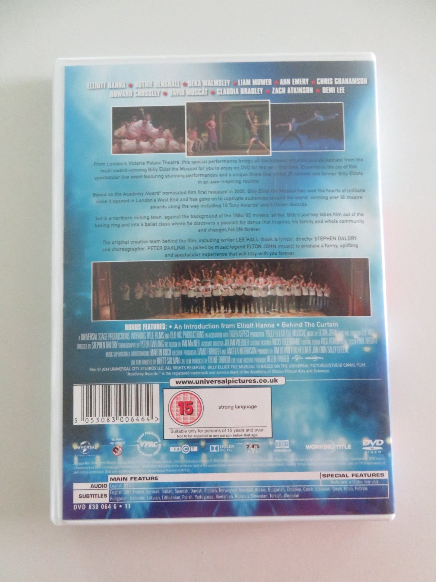 BILLY ELLIOT (DVD) ELLIOTT HANNA RUTHIE HENSHALL 2014 REGION 2, 4, 5 Movie posters
