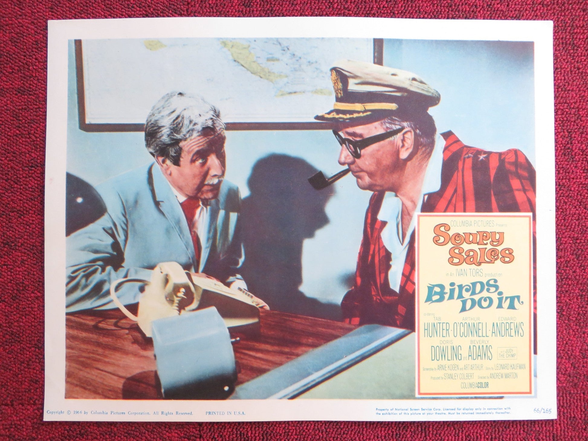 BIRDS DO IT US LOBBY CARD FULL SET SOUPY SALES TAB HUNTER 1966 Rendezvous Cinema Movie posters