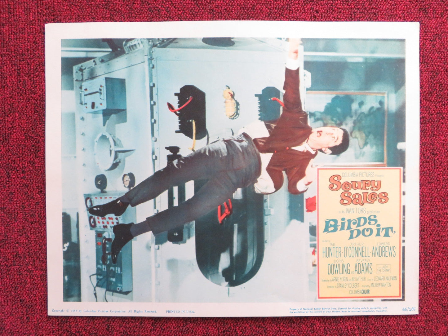 BIRDS DO IT US LOBBY CARD FULL SET SOUPY SALES TAB HUNTER 1966 Rendezvous Cinema Movie posters