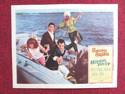 BIRDS DO IT US LOBBY CARD FULL SET SOUPY SALES TAB HUNTER 1966 Rendezvous Cinema Movie posters