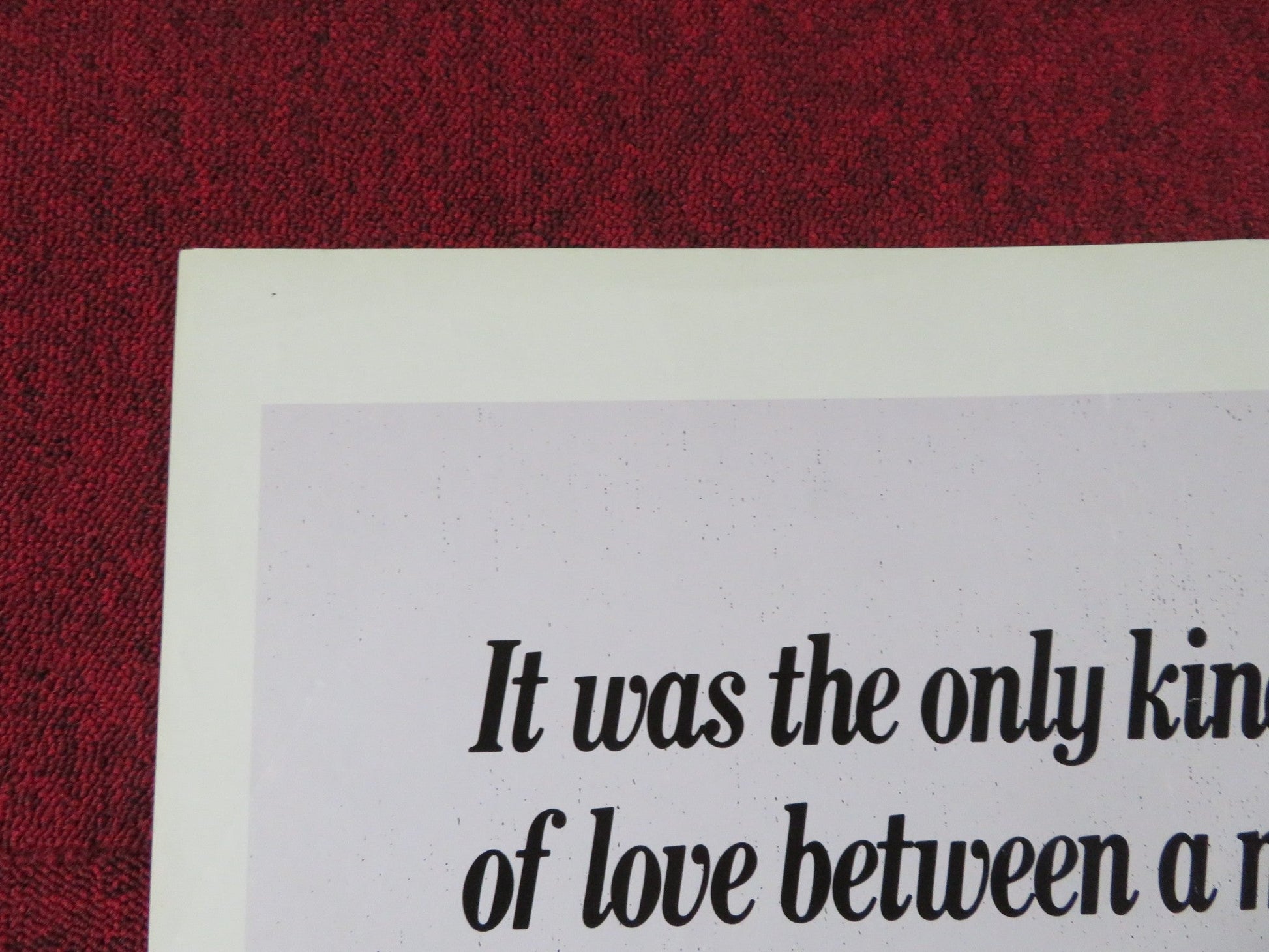 BITTERSWEET LOVE - B FOLDED US ONE SHEET POSTER LANA TURNER ROBERT LANSING 1976 Rendezvous Cinema Movie posters