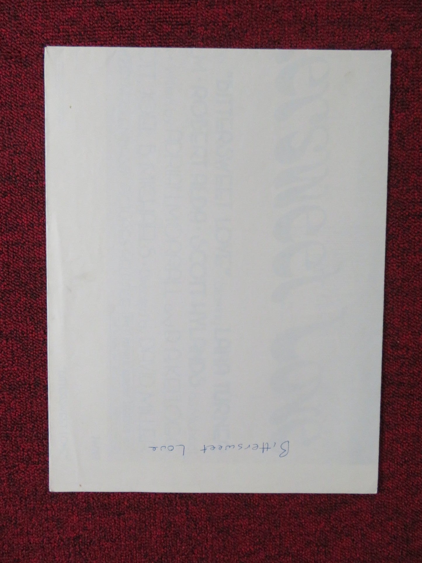 BITTERSWEET LOVE - B FOLDED US ONE SHEET POSTER LANA TURNER ROBERT LANSING 1976 Rendezvous Cinema Movie posters