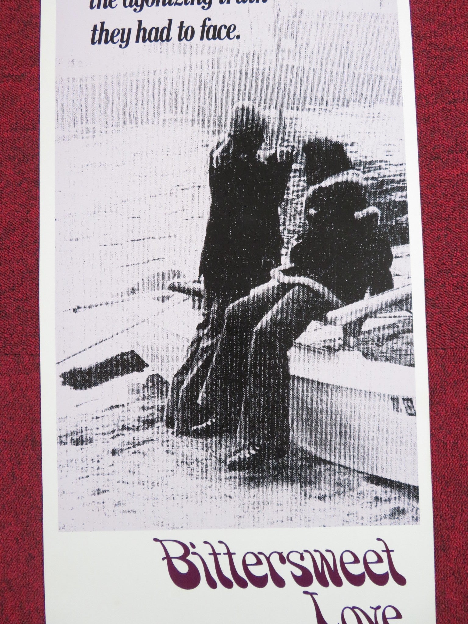 BITTERSWEET LOVE US INSERT POSTER LANA TURNER ROBERT LANSING 1976 Rendezvous Cinema Movie posters