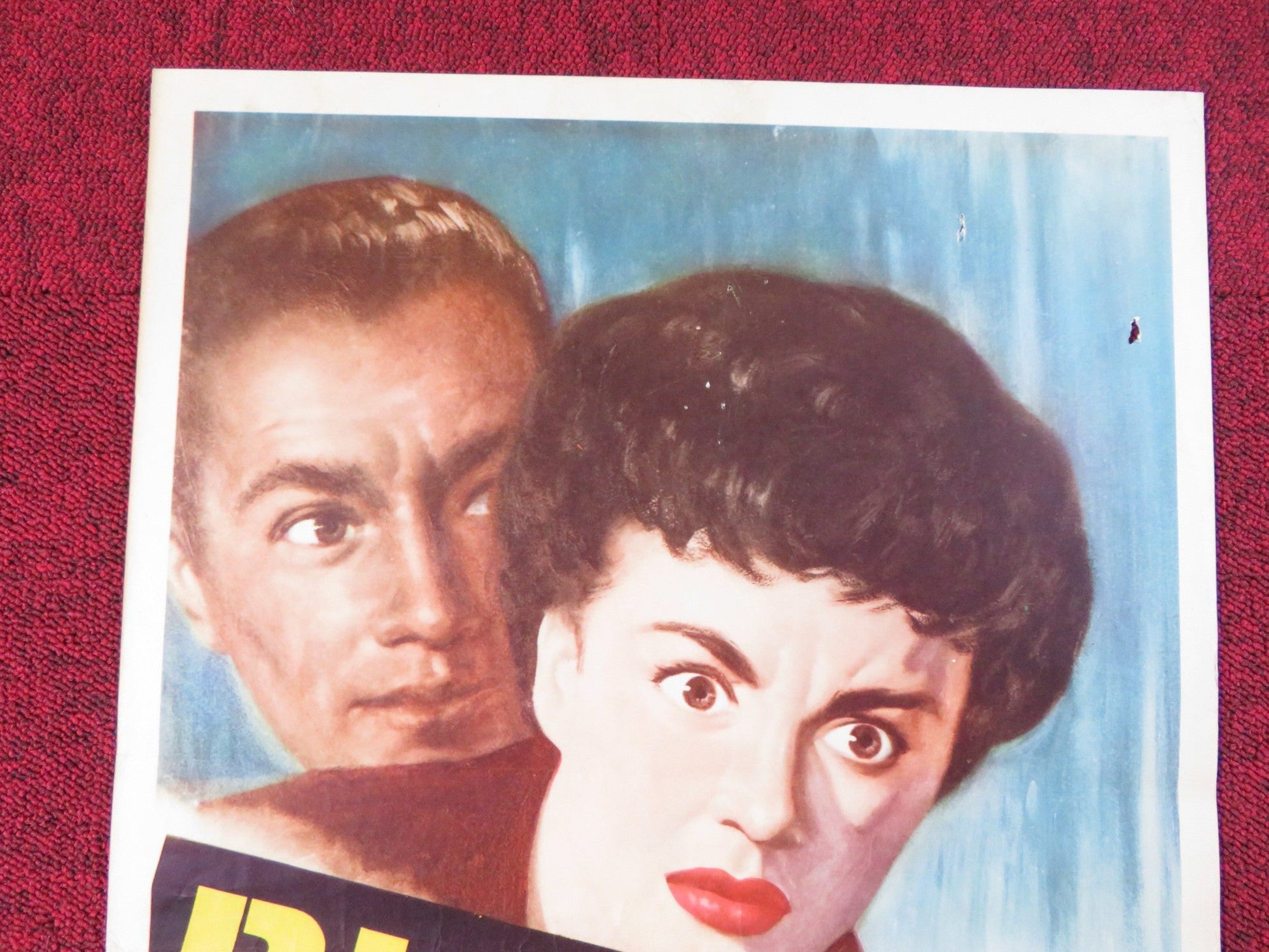 BLACK 13 US INSERT POSTER PETER REYNOLDS RONA ANDERSON 1954 Rendezvous Cinema Movie posters