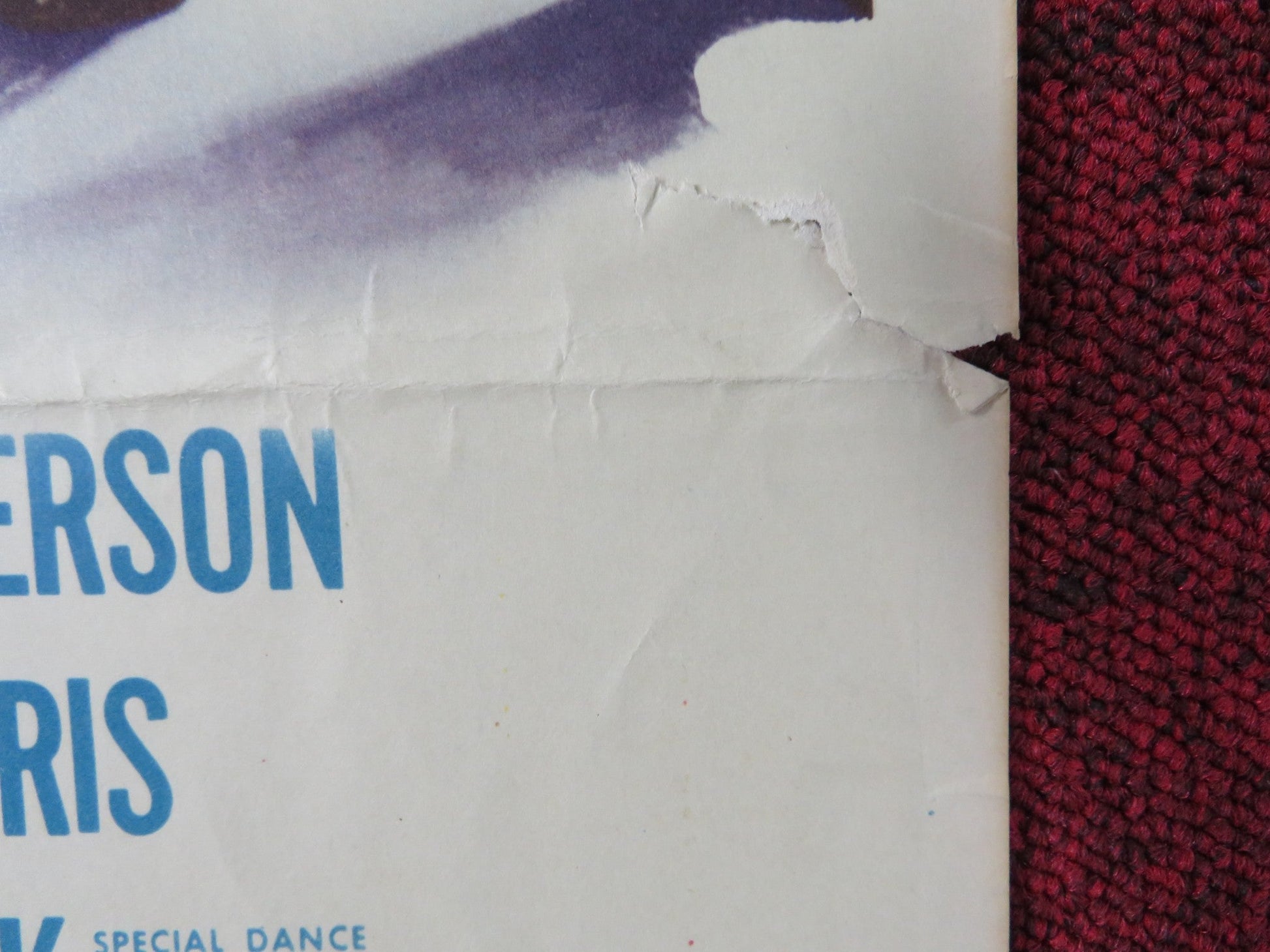 BLACK 13 US INSERT POSTER PETER REYNOLDS RONA ANDERSON 1954 Rendezvous Cinema Movie posters