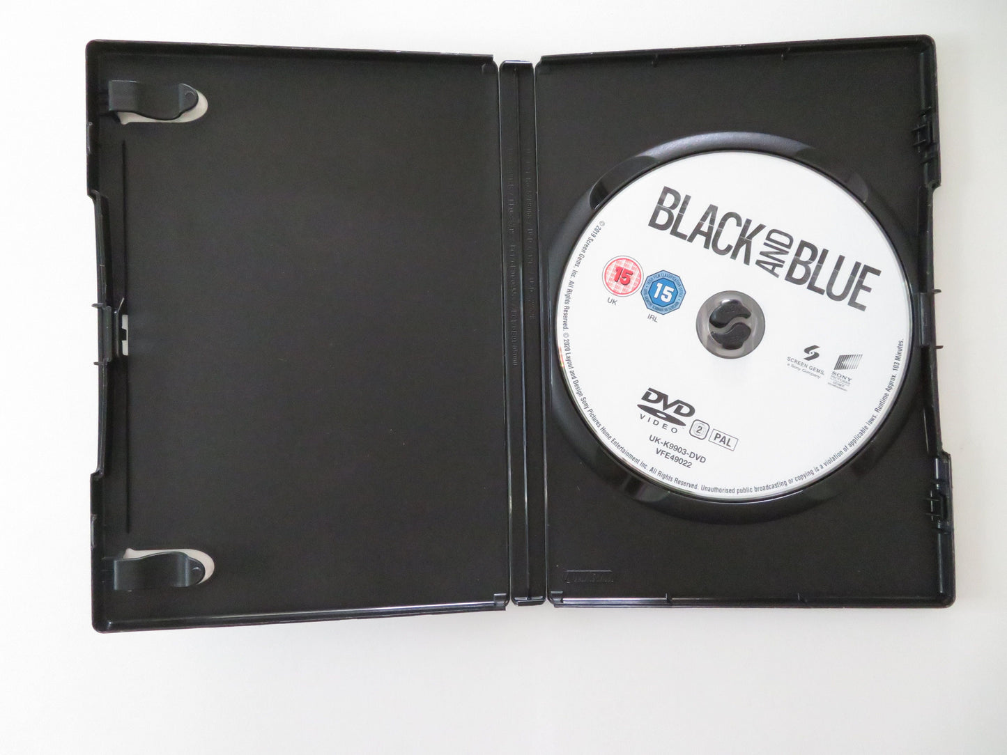 Black and Blue (DVD) Naomie Harris Tyrese Gibson 2019 Region 2 Movie posters