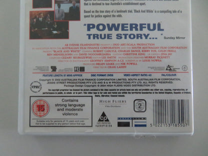 BLACK AND WHITE (DVD) ROBERT CARLYLE CHARLES DANCE 2002 REGION 2 Movie posters