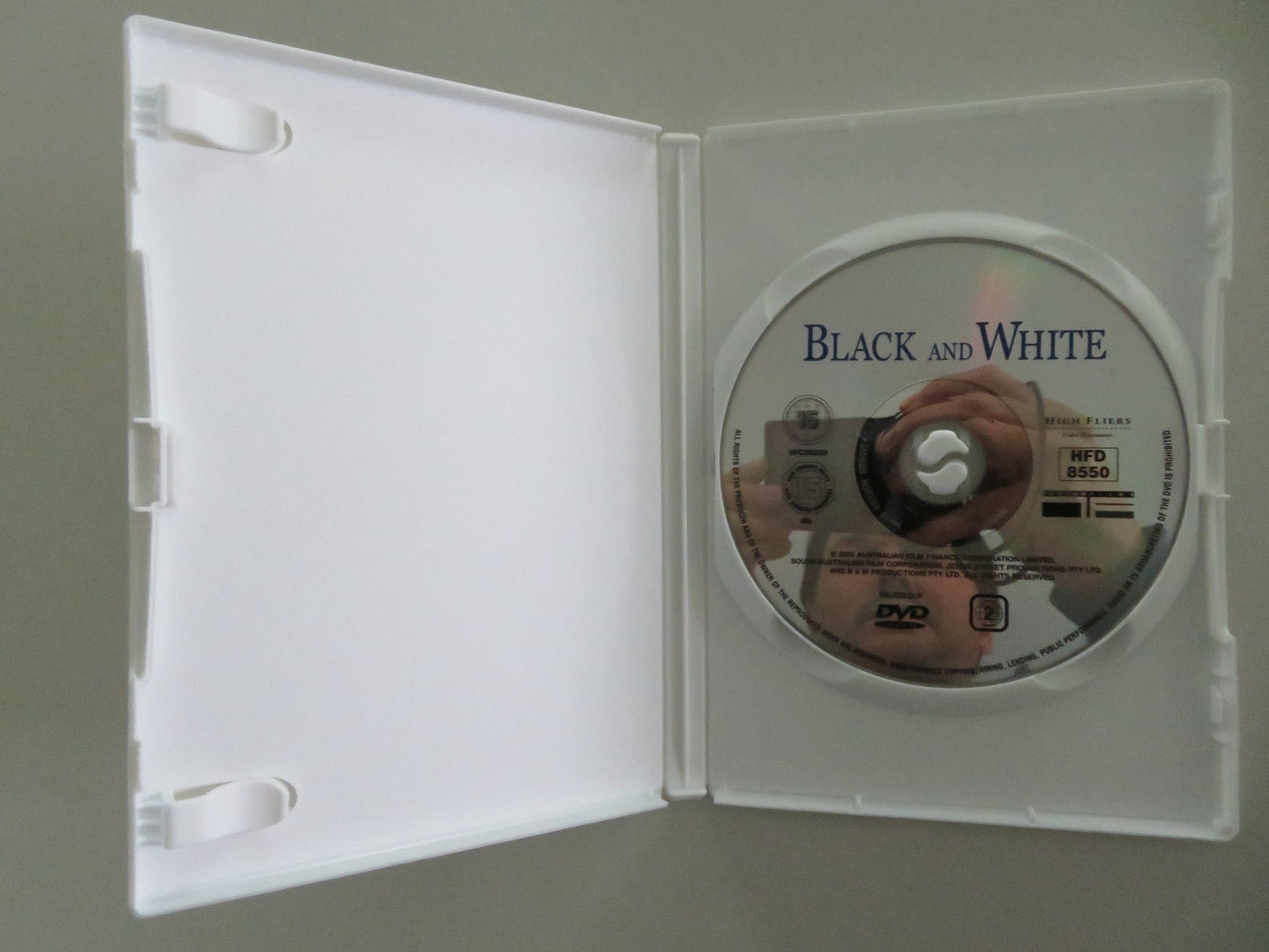 BLACK AND WHITE (DVD) ROBERT CARLYLE CHARLES DANCE 2002 REGION 2 Movie posters