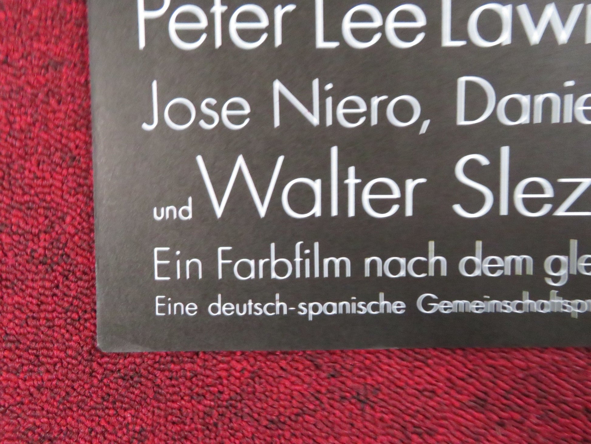 BLACK BEAUTY GERMAN A1 POSTER FOLDED MARK LESTER WALTER SLEZAK 1971 Rendezvous Cinema Movie posters