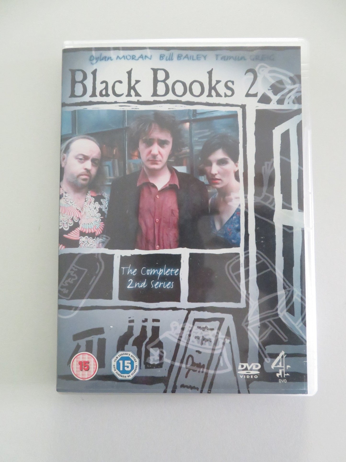 BLACK BOOKS THE COMPLETE 2ND SERIES (DVD) DYLAN MORAN BILL BAILEY 2002 REGION 2 - Rendezvous Cinema