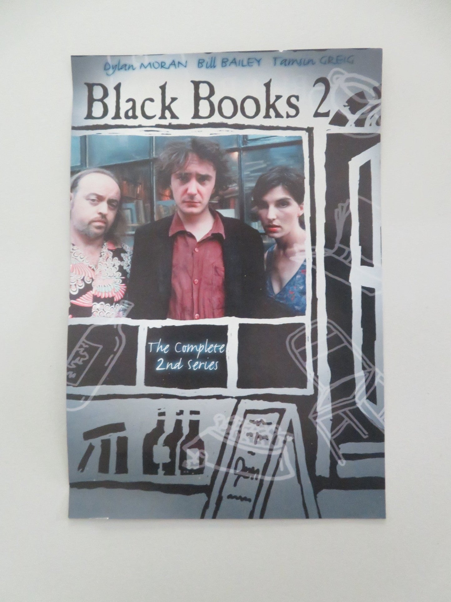 BLACK BOOKS THE COMPLETE 2ND SERIES (DVD) DYLAN MORAN BILL BAILEY 2002 REGION 2 - Rendezvous Cinema