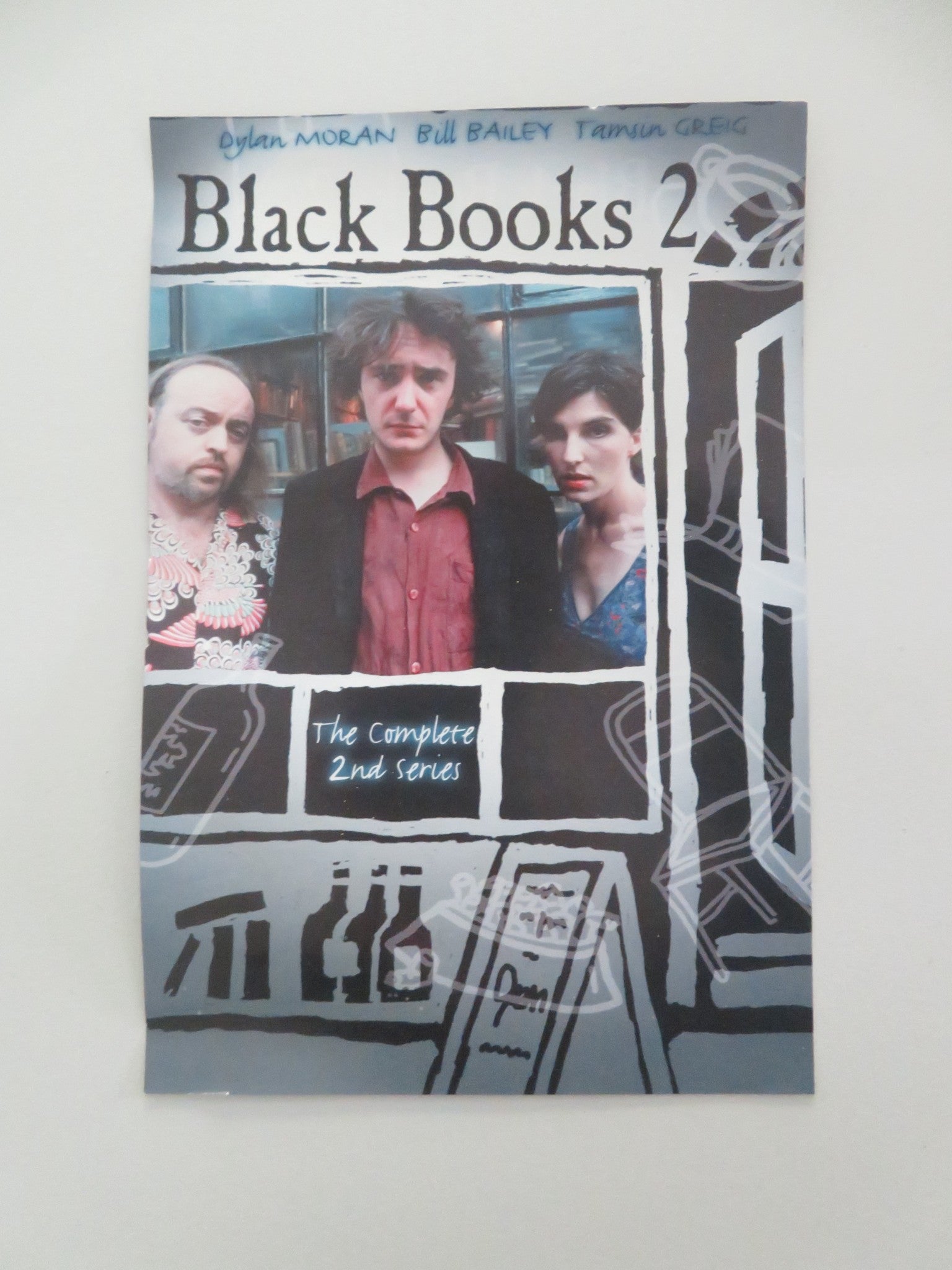 BLACK BOOKS THE COMPLETE 2ND SERIES (DVD) DYLAN MORAN BILL BAILEY 2002 REGION 2 - Rendezvous Cinema