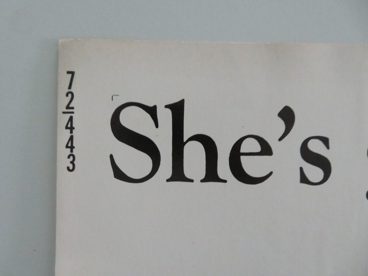 BLACK GIRL US HALF SHEET (22"x 28") POSTER BROCK PETERS LOUISE STUBBS 1972 Movie posters