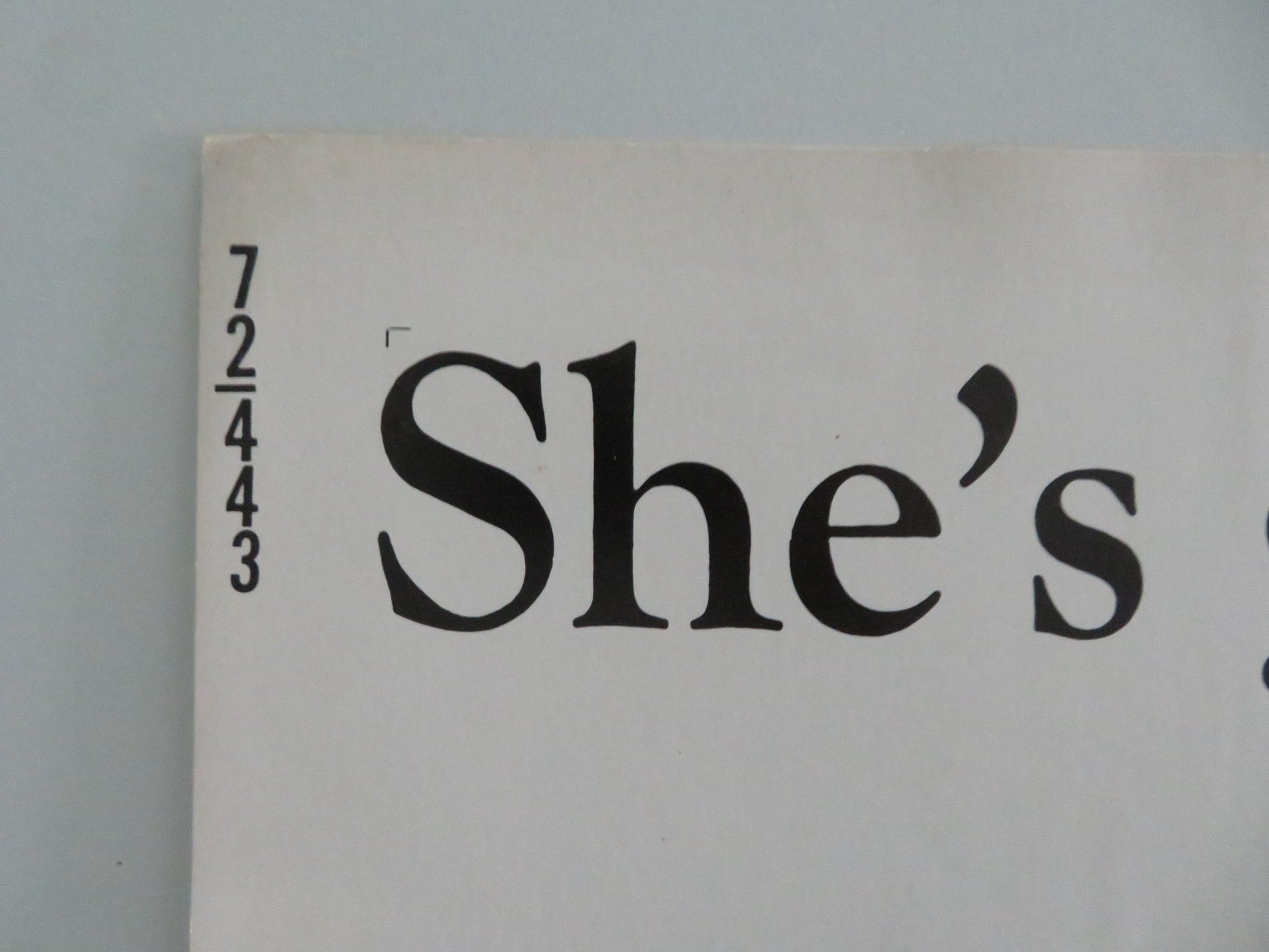 BLACK GIRL US HALF SHEET (22"x 28") POSTER BROCK PETERS LOUISE STUBBS 1972 Movie posters