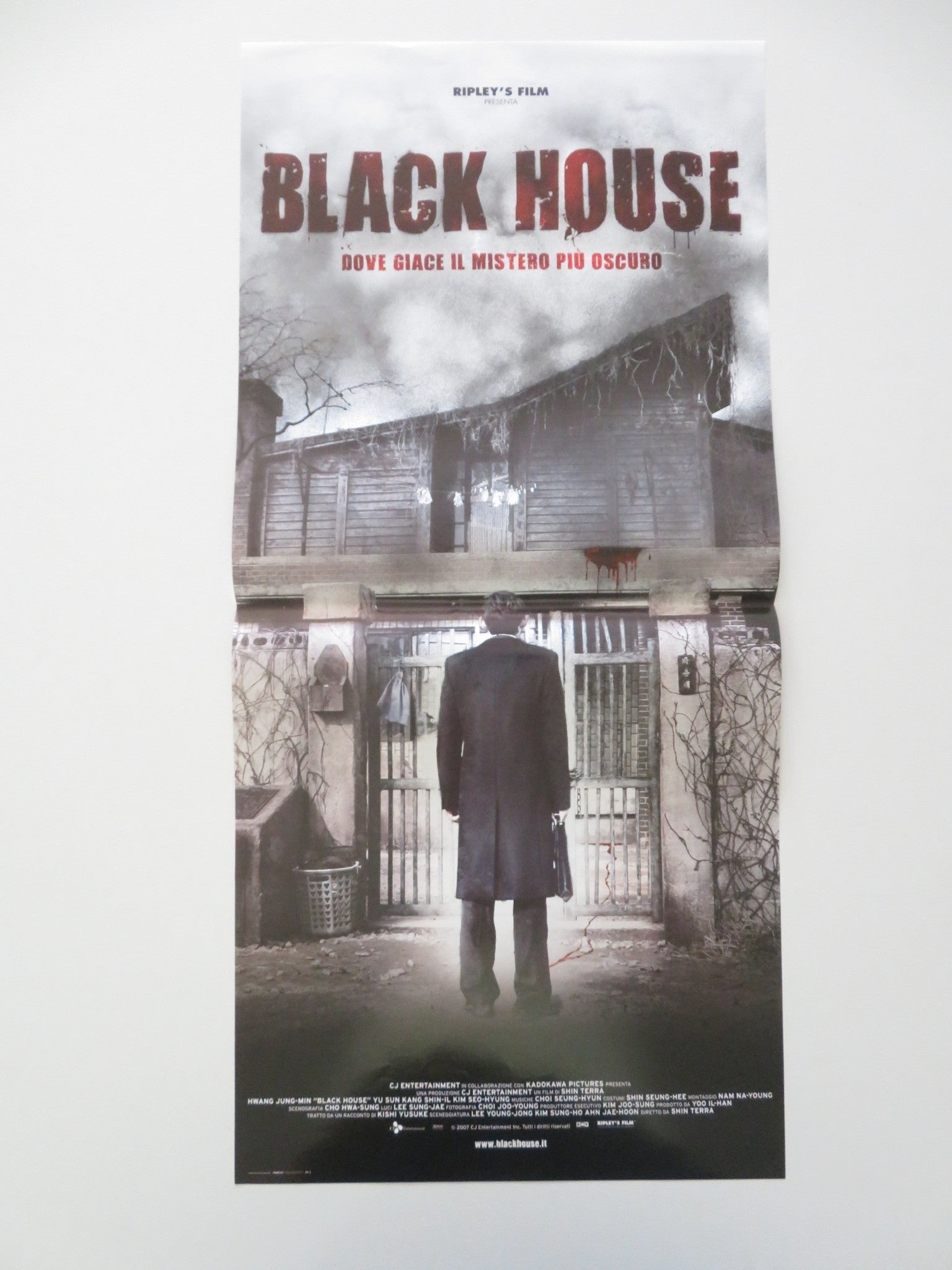 Black House ITALIAN LOCANDINA POSTER HWANG JUNG - MIN YOO SEON 2007 Movie posters
