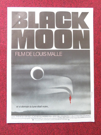 BLACK MOON FRENCH POSTER THERESE GIEHSE LOUIS MALLE 1975 Rendezvous Cinema Movie posters
