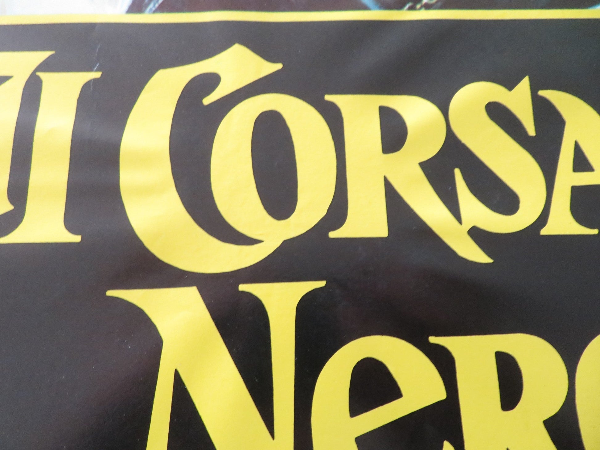 BLACK PIRATE ITALIAN LOCANDINA POSTER KABIR BEDI CAROLE ANDRE 1976 Movie posters