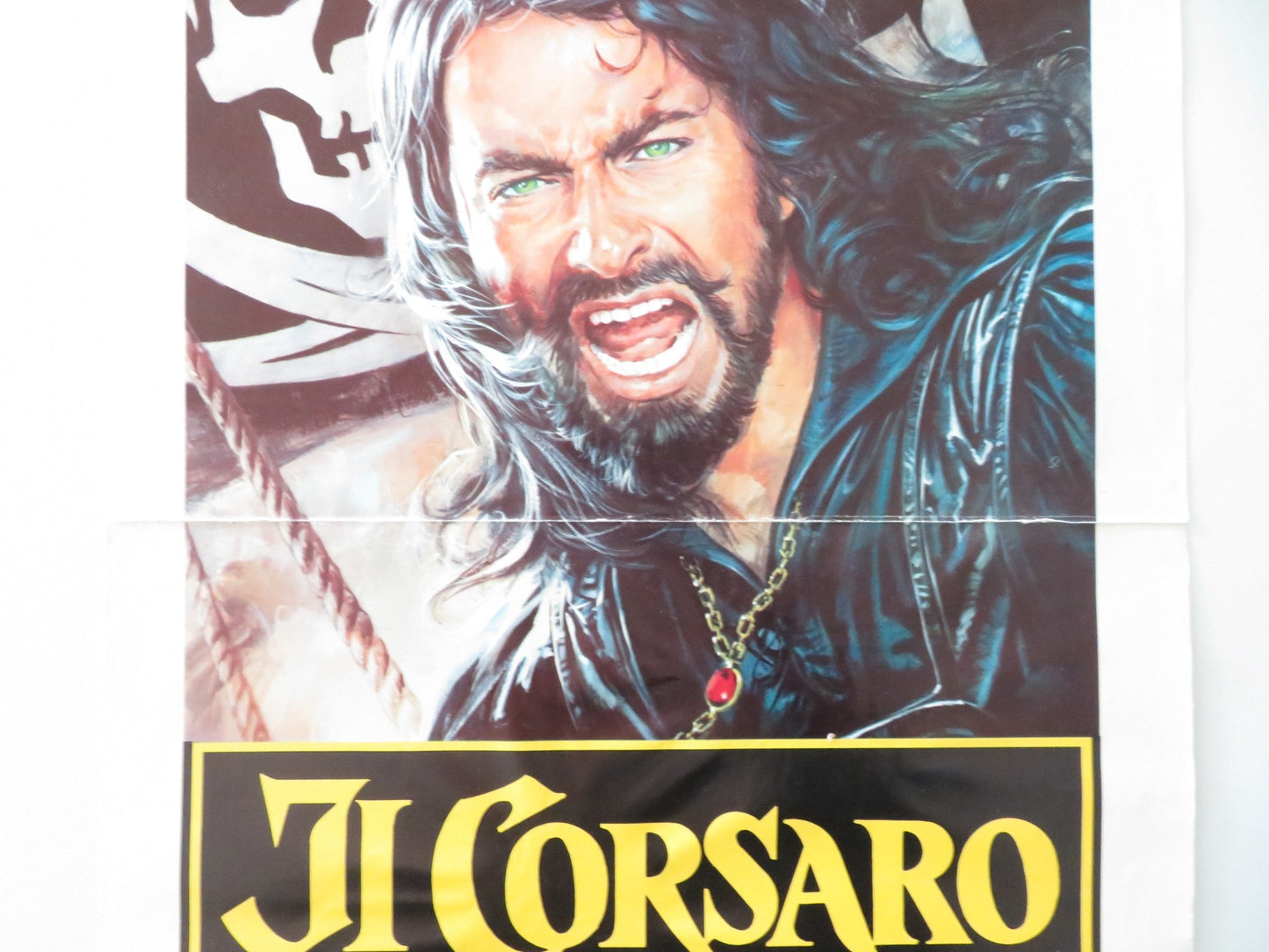 BLACK PIRATE ITALIAN LOCANDINA POSTER KABIR BEDI CAROLE ANDRE 1976 Movie posters