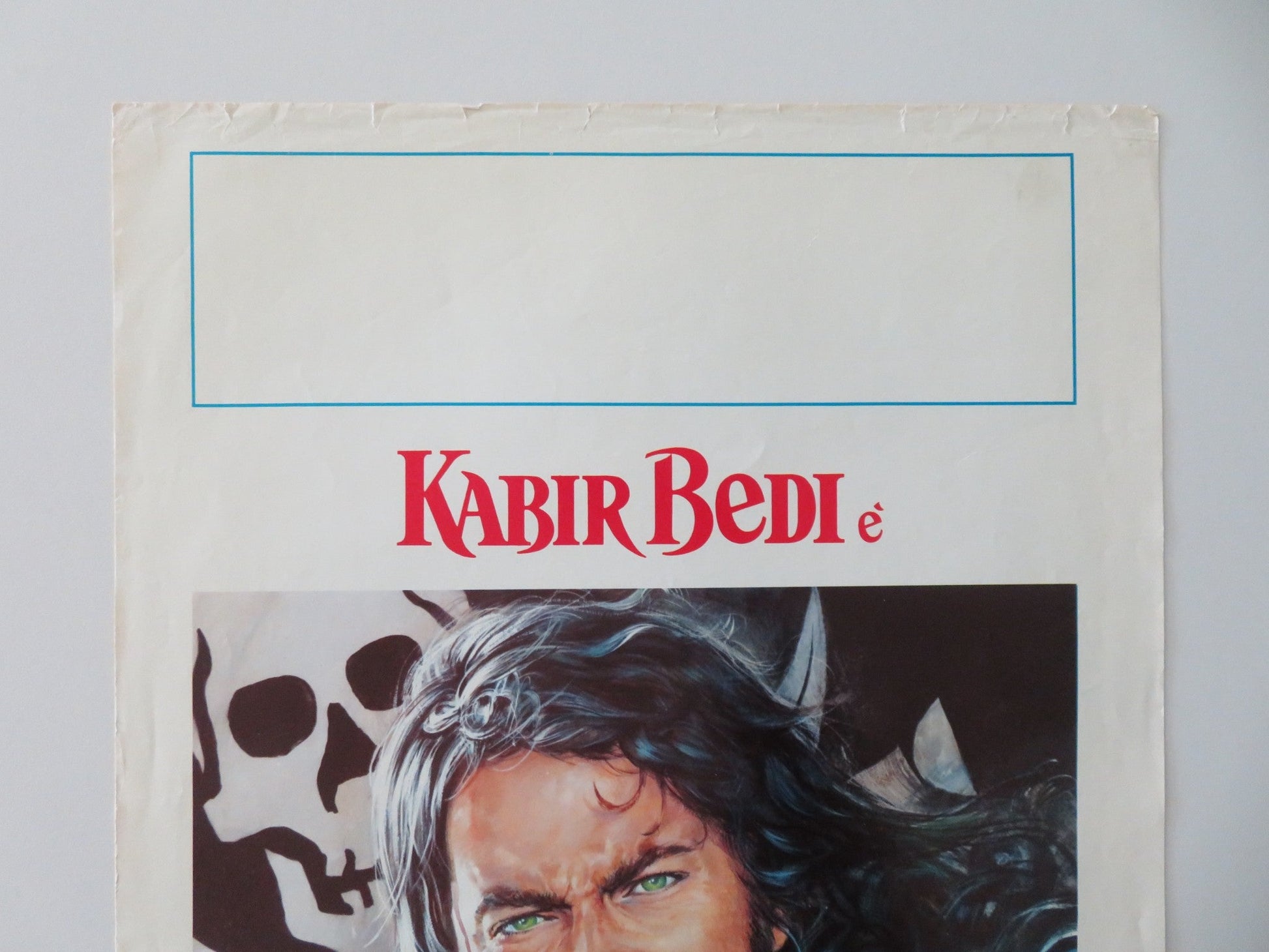 BLACK PIRATE ITALIAN LOCANDINA POSTER KABIR BEDI CAROLE ANDRE 1976 Movie posters