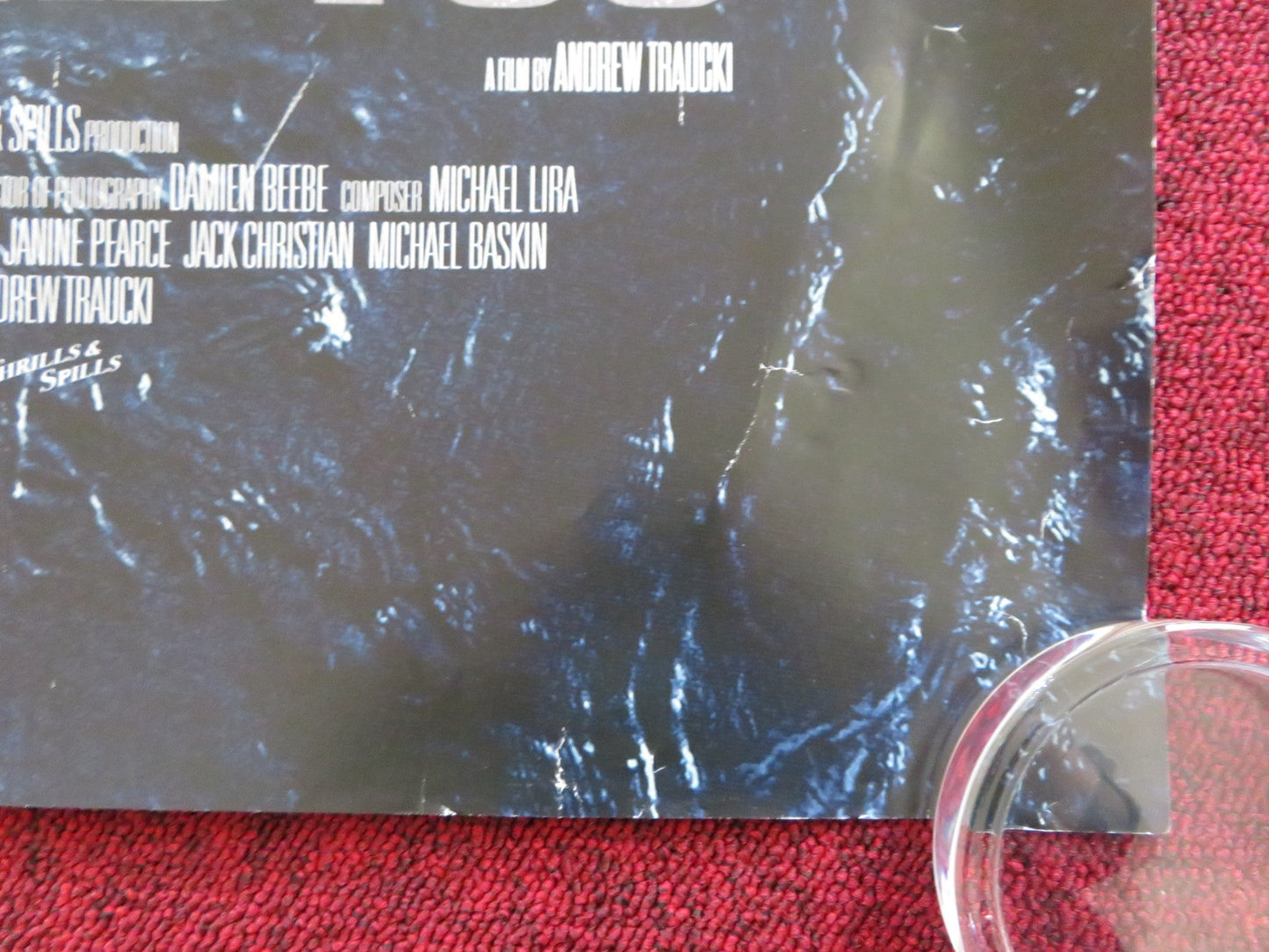 BLACK WATER: ABYSS UK QUAD ROLLED POSTER JESSICA MCNAMEE LUKE MITCHELL 2020 Rendezvous Cinema Movie posters