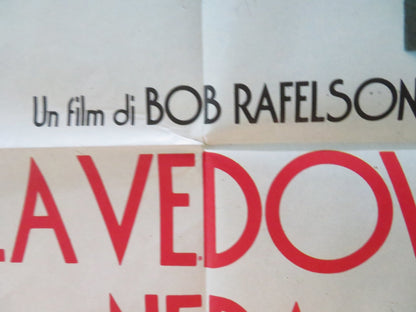 BLACK WIDOW ITALIAN 2 FOGLIO POSTER DEBRA WINGER THERESA RUSSELL 1987 Rendezvous Cinema Movie posters