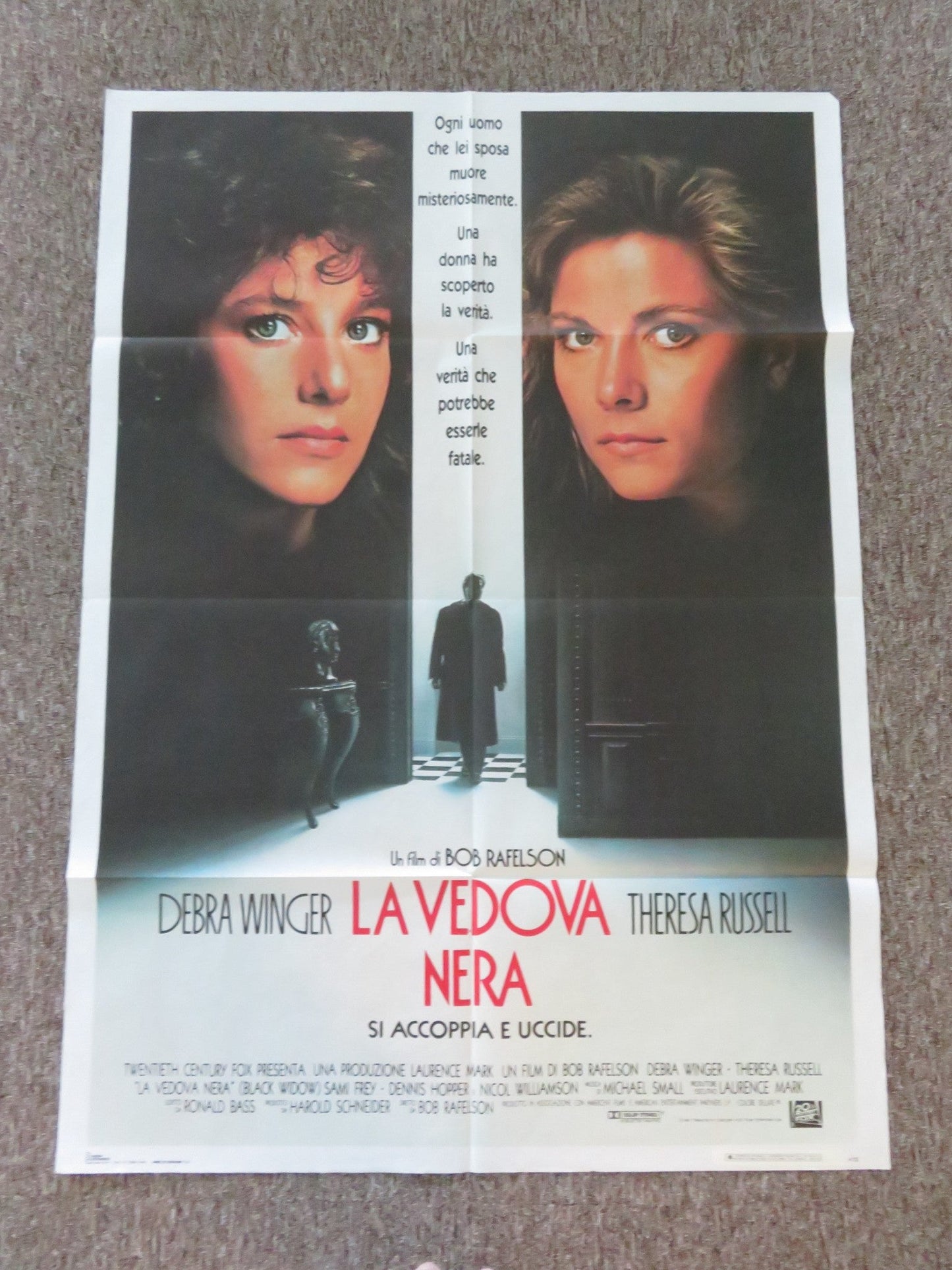 BLACK WIDOW ITALIAN 2 FOGLIO POSTER DEBRA WINGER THERESA RUSSELL 1987 Rendezvous Cinema Movie posters