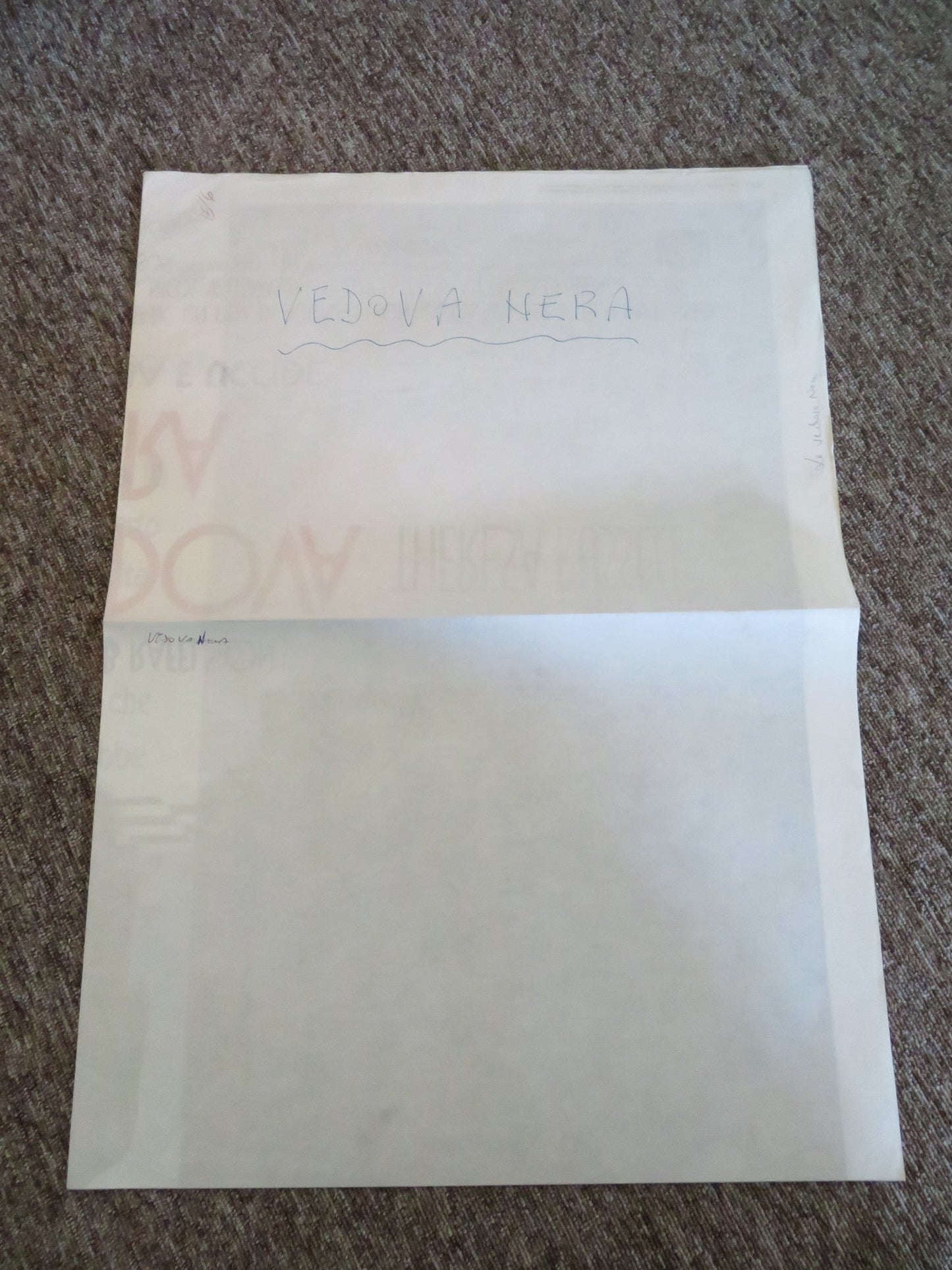 BLACK WIDOW ITALIAN 2 FOGLIO POSTER DEBRA WINGER THERESA RUSSELL 1987 Rendezvous Cinema Movie posters