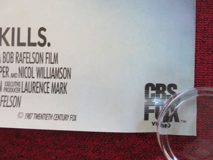 BLACK WIDOW VHS VIDEO POSTER ROLLED DEBRA WINGER THERESA RUSSELL 1987 Rendezvous Cinema Movie posters