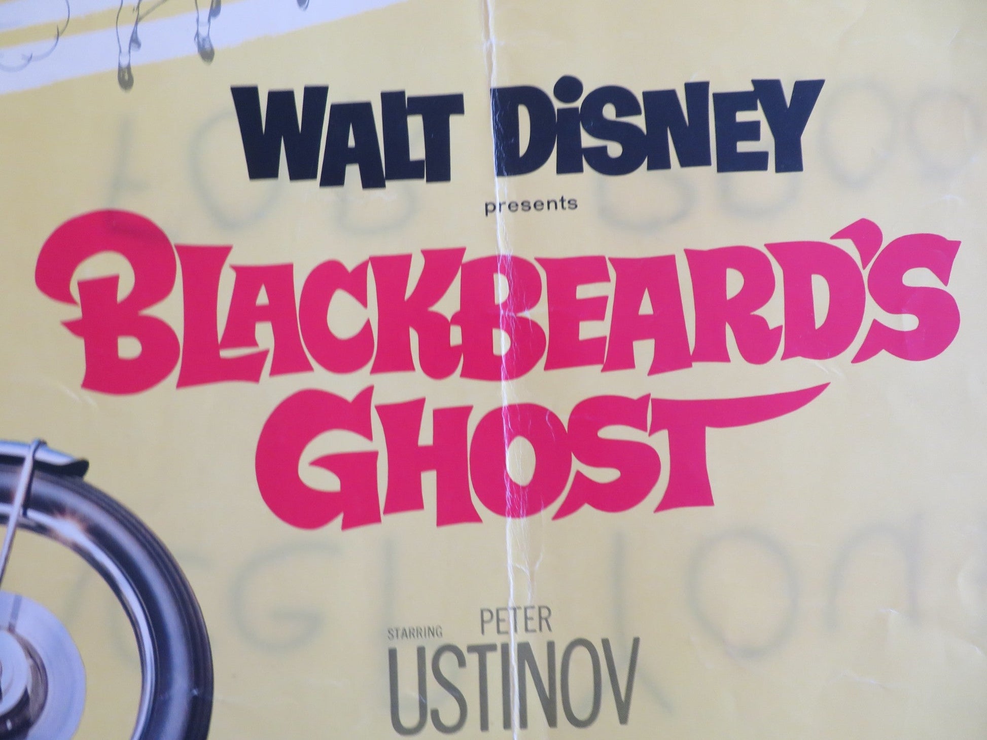BLACKBEARD'S GHOST US HALF SHEET POSTER DISNEY PETER USTINOV DEAN JONES R1976 Rendezvous Cinema Movie posters