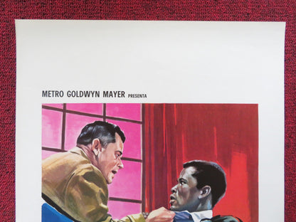 BLACKBOARD JUNGLE ITALIAN LOCANDINA POSTER GLENN FORD ANNE FRANCIS 1957 Rendezvous Cinema Movie posters