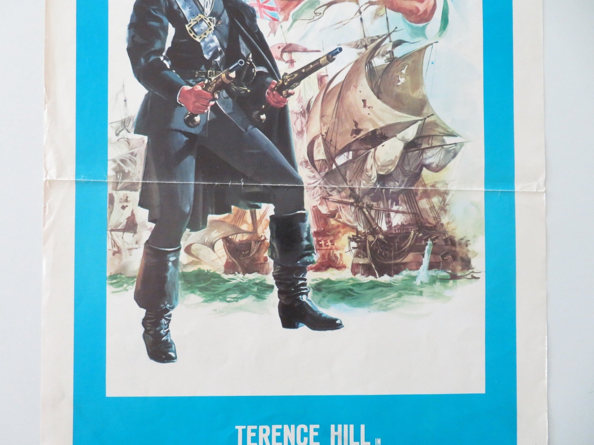 BLACKIE THE PIRATE ITALIAN LOCANDINA POSTER TERENCE HILL SILVIA MONTI 1971 Movie posters