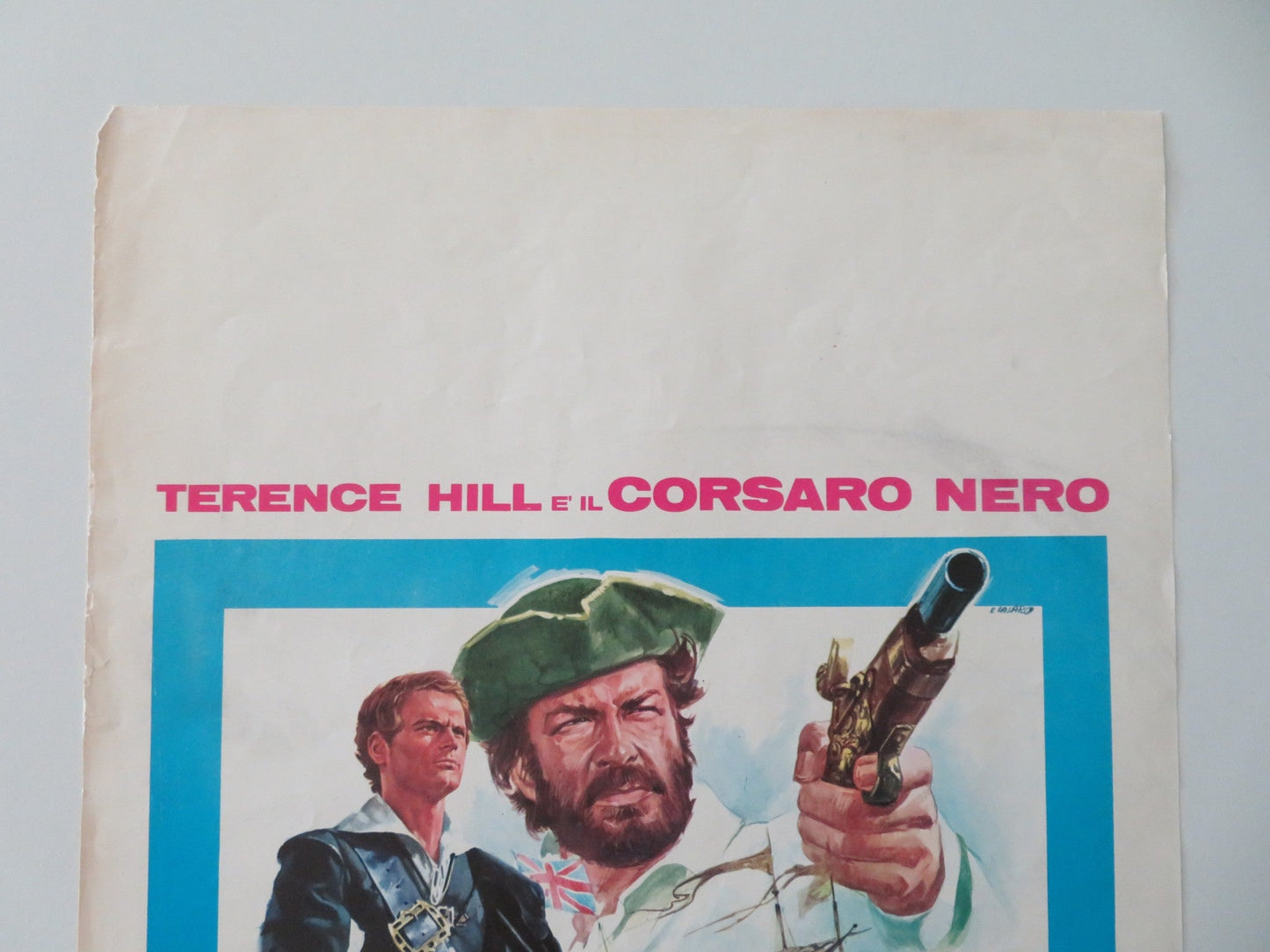 BLACKIE THE PIRATE ITALIAN LOCANDINA POSTER TERENCE HILL SILVIA MONTI 1971 Movie posters
