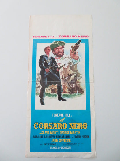 BLACKIE THE PIRATE ITALIAN LOCANDINA POSTER TERENCE HILL SILVIA MONTI 1971 Movie posters
