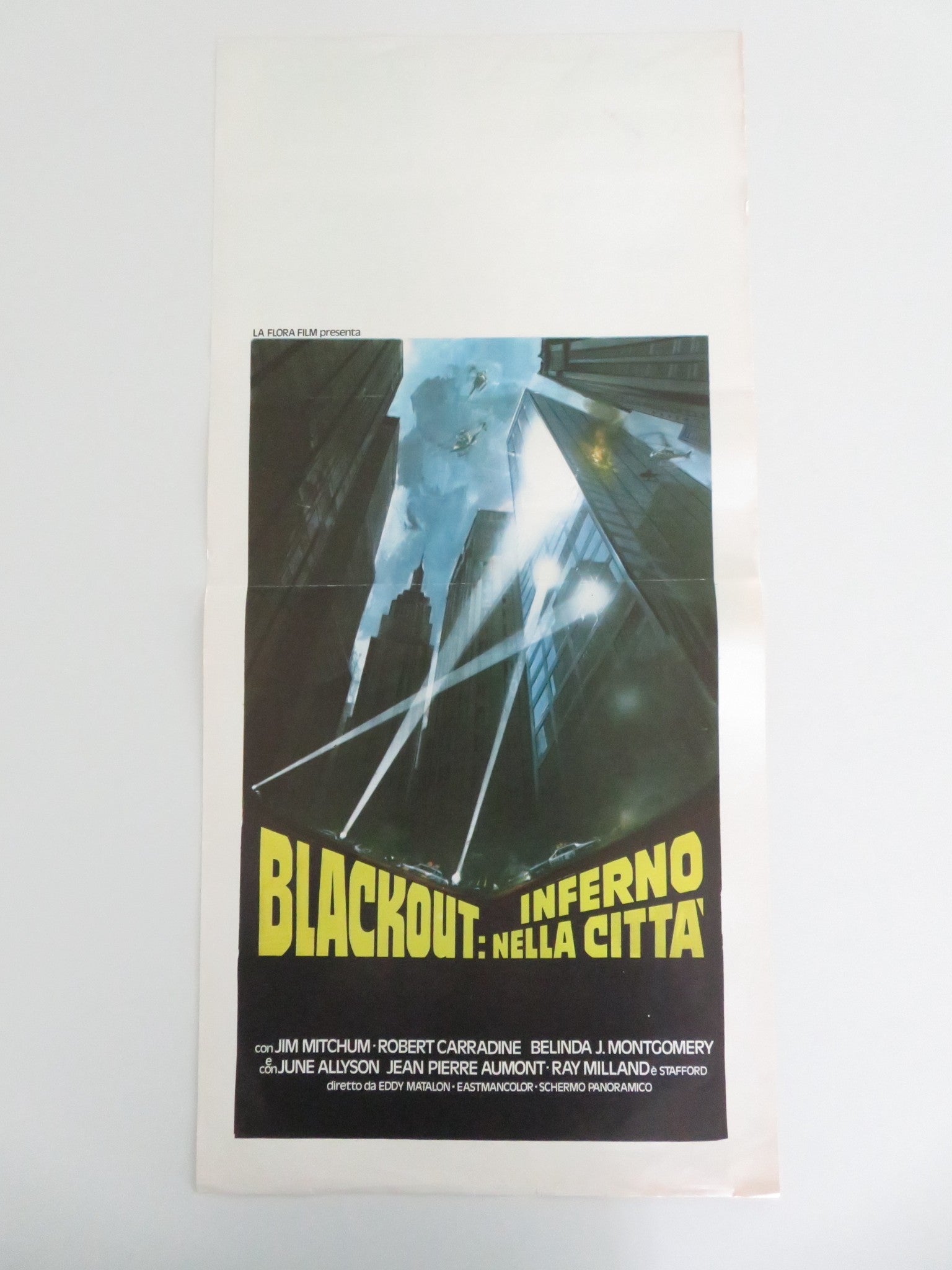 BLACKOUT: INFERNO NELLA CITTA ITALIAN LOCANDINA POSTER JAMES MITCHUM 1978 Movie posters