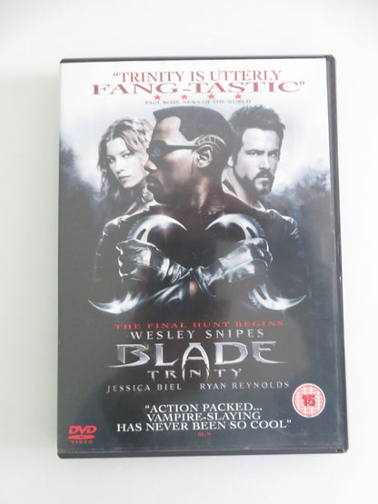 BLADE: TRINITY (DVD) WESLEY SNIPES JESSICA BIEL 2004 REGION 2 Movie posters