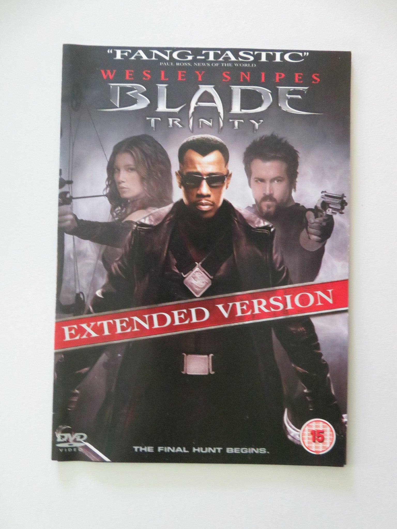 BLADE TRINITY - EXTENDED VERSION (DVD) WESLEY SNIPES KRISTOFFERSON 2004 REGION 2 Movie posters