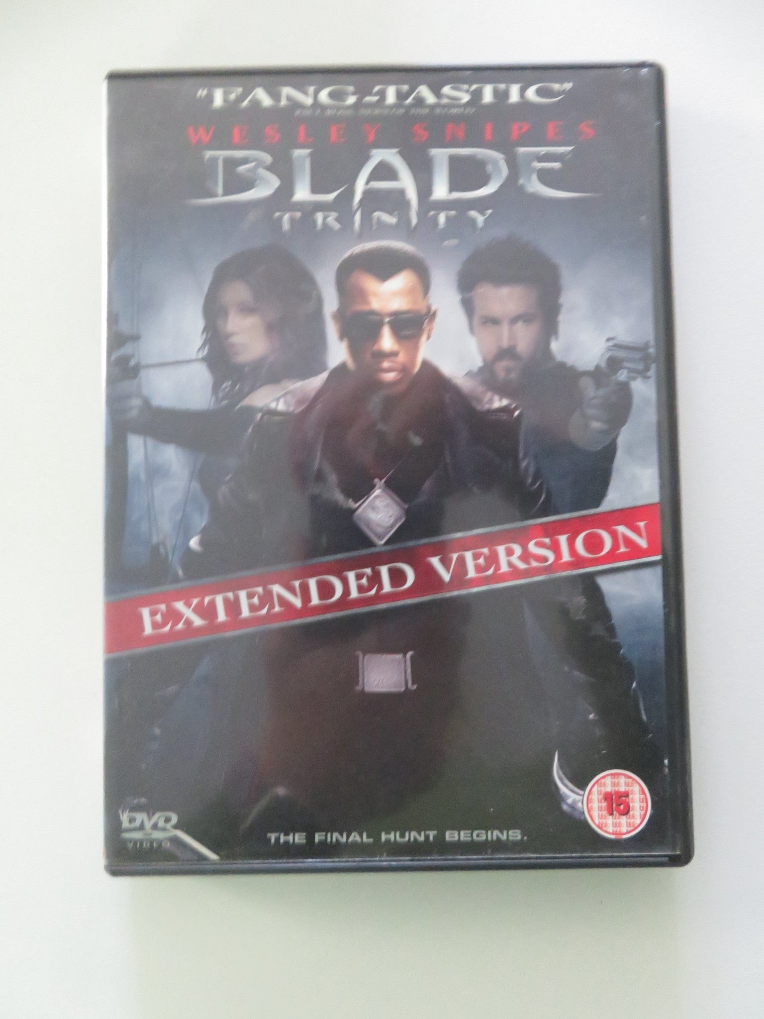 BLADE TRINITY - EXTENDED VERSION (DVD) WESLEY SNIPES KRISTOFFERSON 2004 REGION 2 Movie posters