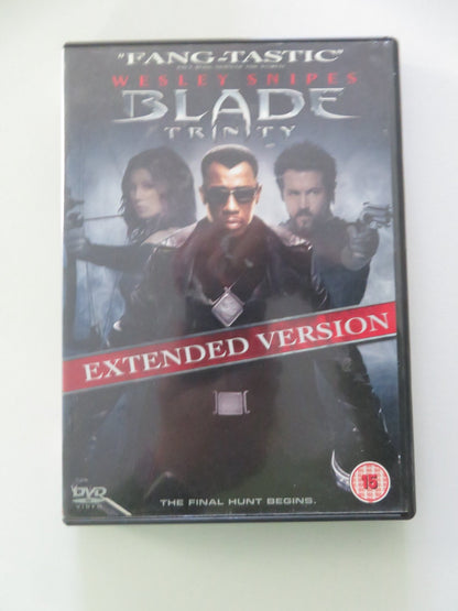 BLADE TRINITY - EXTENDED VERSION (DVD) WESLEY SNIPES KRISTOFFERSON 2004 REGION 2 Movie posters