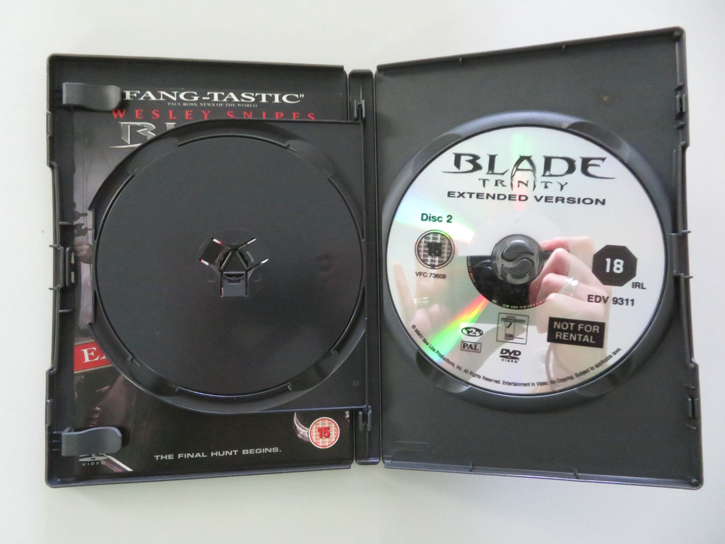 BLADE TRINITY - EXTENDED VERSION (DVD) WESLEY SNIPES KRISTOFFERSON 2004 REGION 2 Movie posters