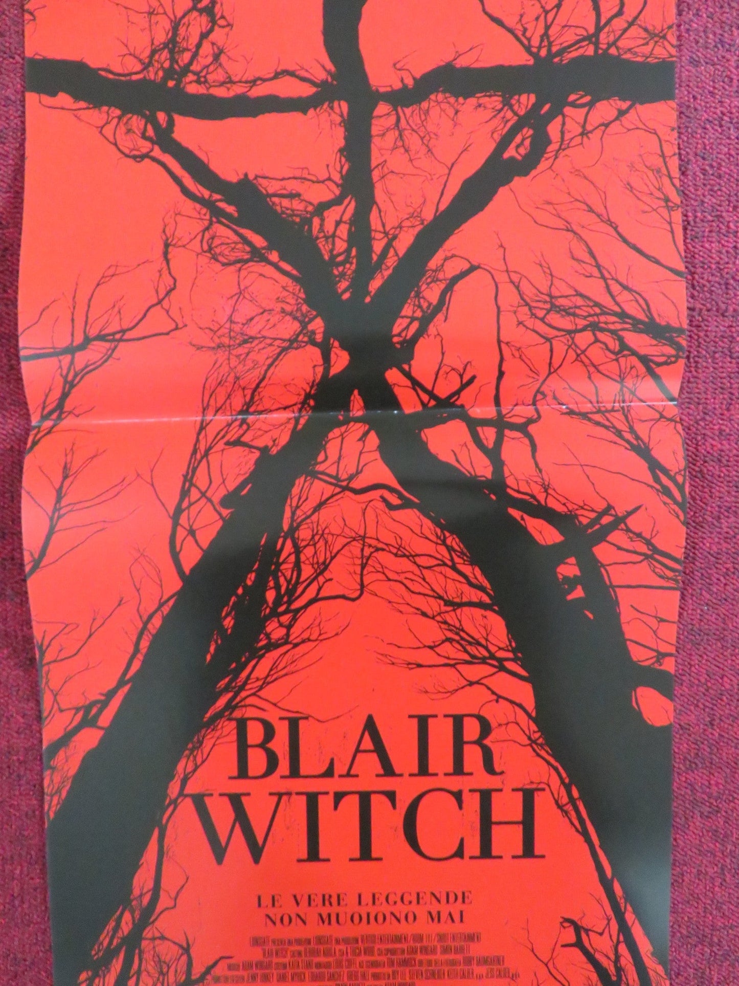 BLAIR WITCH ITALIAN LOCANDINA POSTER JAMES ALLEN MCCUNE CALLIE HERNANDEZ 2016 Rendezvous Cinema Movie posters