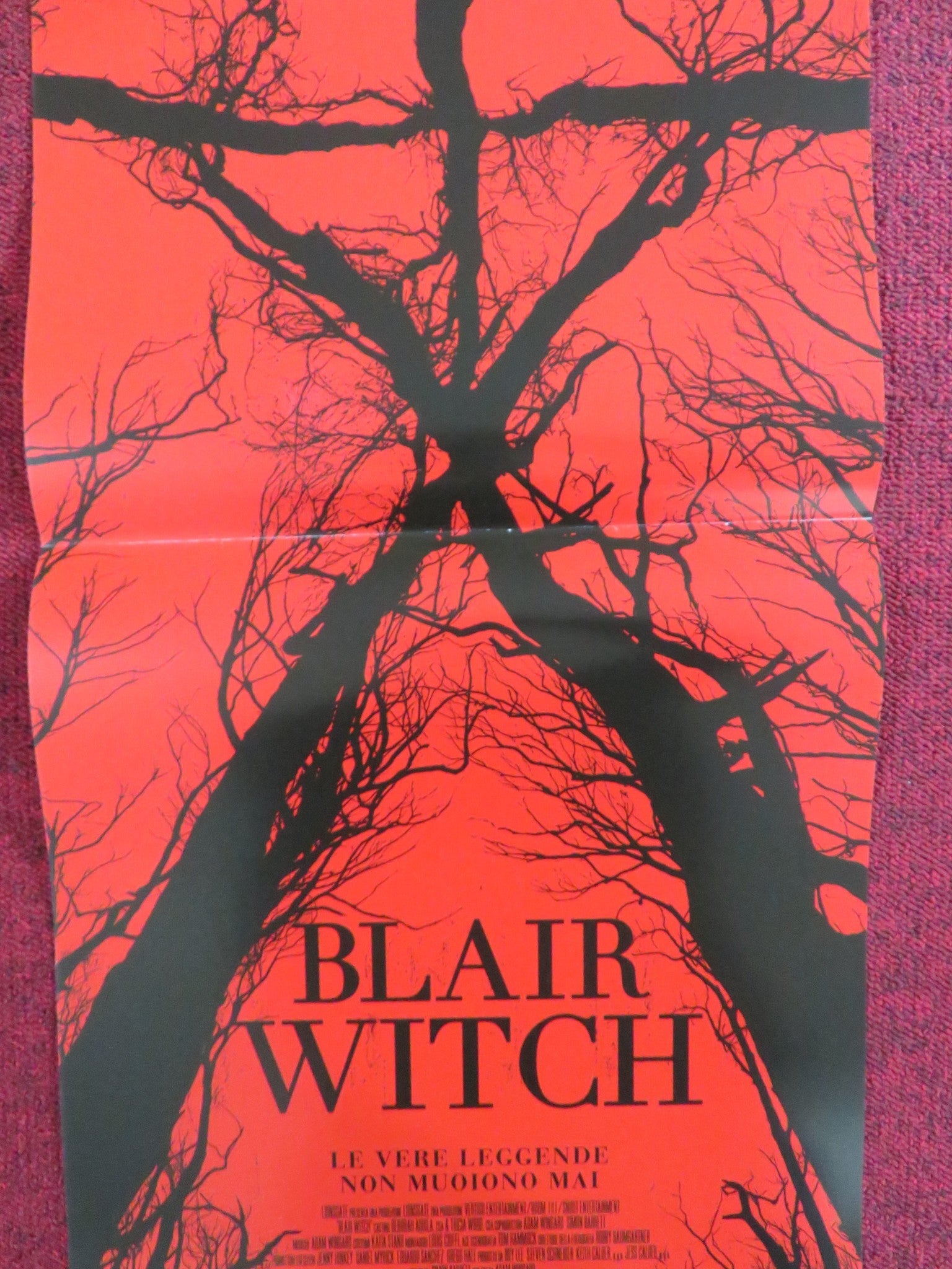 BLAIR WITCH ITALIAN LOCANDINA POSTER JAMES ALLEN MCCUNE CALLIE HERNANDEZ 2016 Rendezvous Cinema Movie posters
