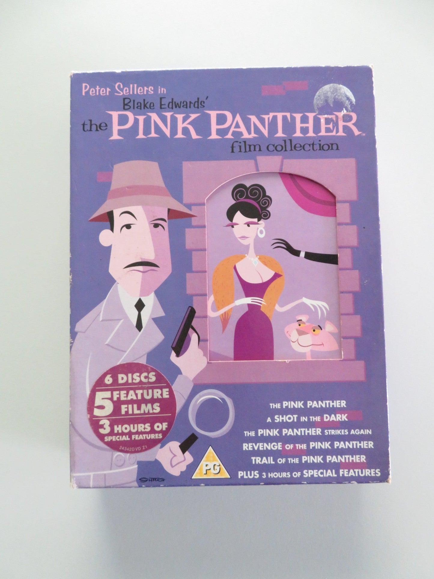 BLAKE EDWARDS' THE PINK PANTHER FILM COLLECTION (DVD BOXSET) 1963 REGION 2 Movie posters