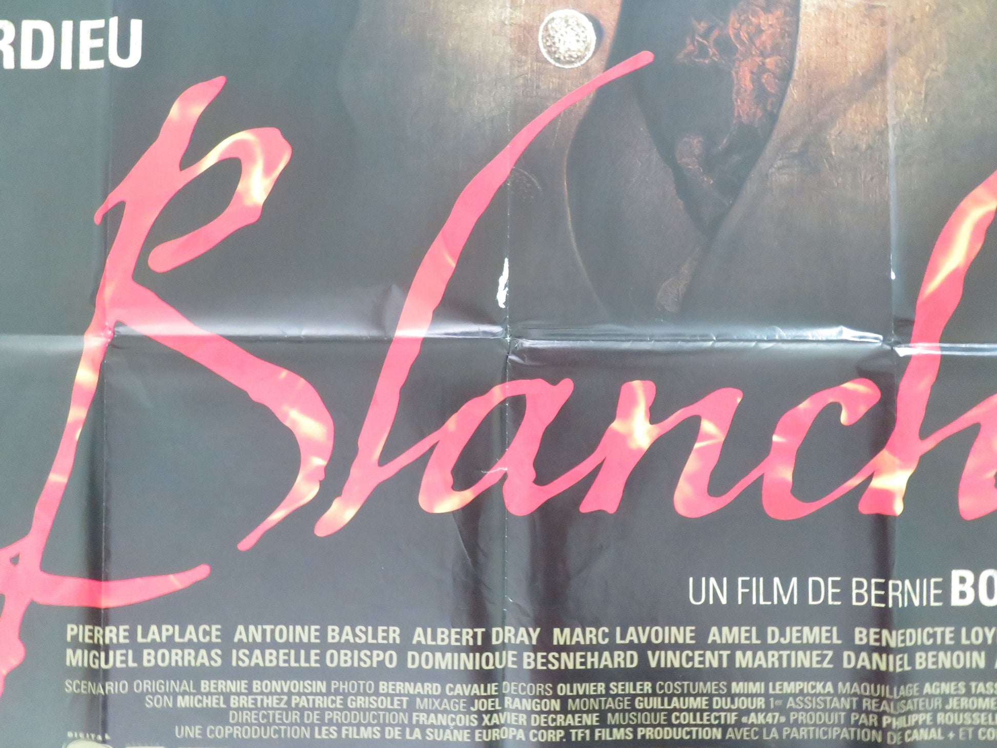 Blanche French Grande Poster Lou Doillon Roschdy Zem Antoine de Caunes 2002 Movie posters